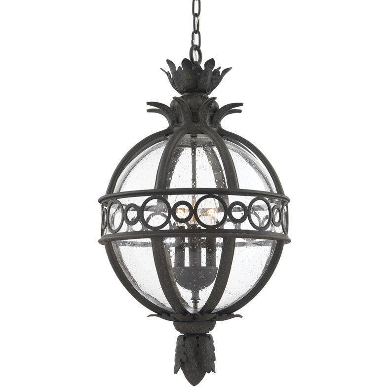 Campanile 4 Light 16.75 inch French Iron Pendant Ceiling Light