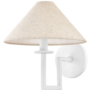 Gladwyne 1 Light 9.75 inch Textured White Wall Sconce Wall Light