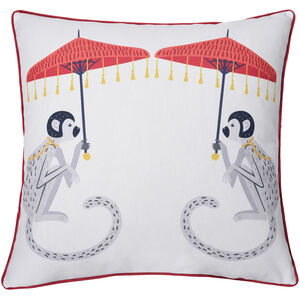 Dann Foley 24 inch White Throw Pillow