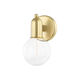 Bryce 1 Light 6 inch Aged Brass Bath and Vanity Light Wall Light