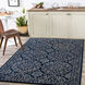 Hendrick 96 X 60 inch Dark Blue Rug, Rectangle