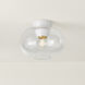 Ariella 1 Light 12 inch Aged Brass Flush Mount Ceiling Light