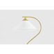 Bianca 63 inch 25.00 watt Aged Brass Floor Lamp Portable Light