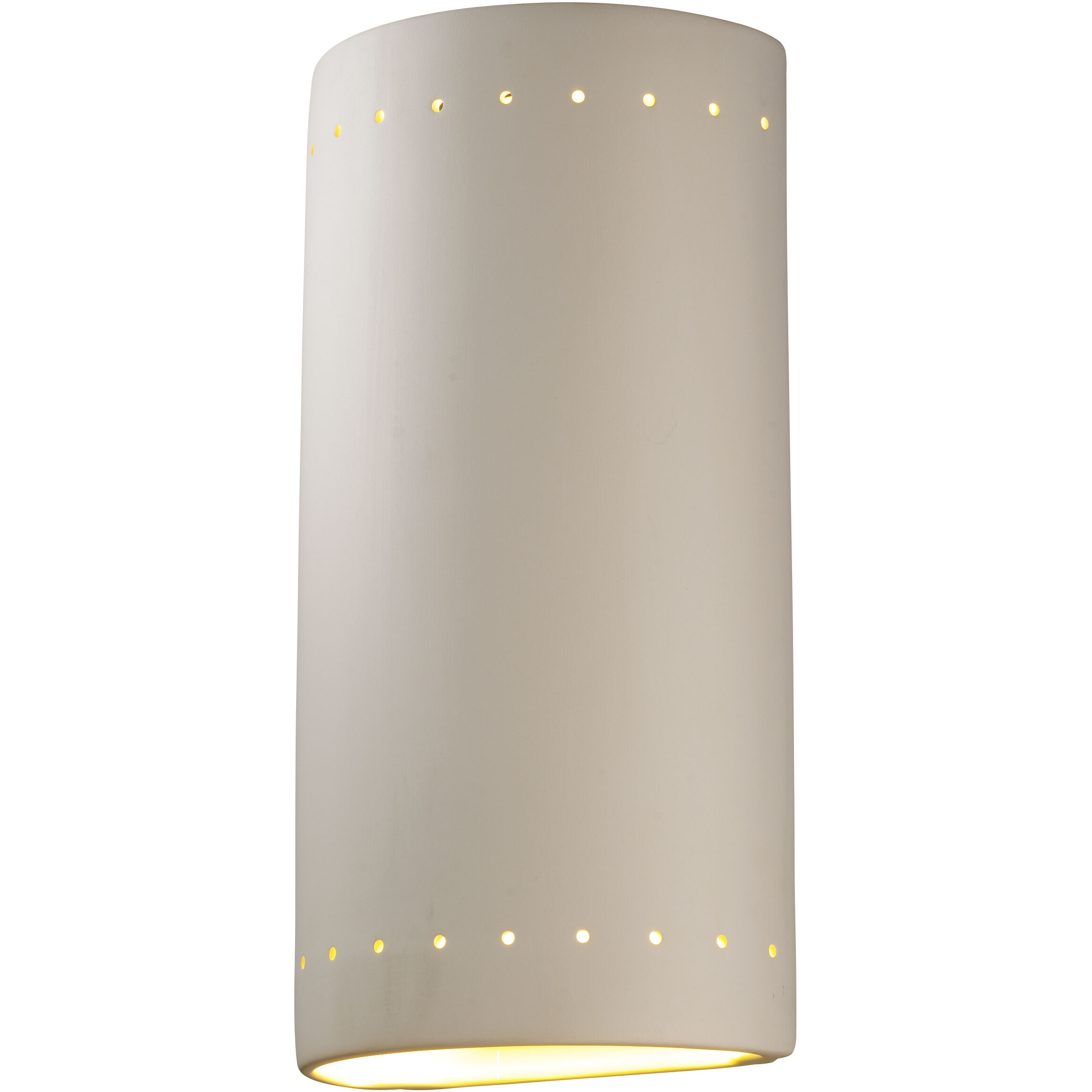 Ambiance Cylinder LED 10.75 inch Celadon Green Crackle Wall Sconce Wall Light, Really Big