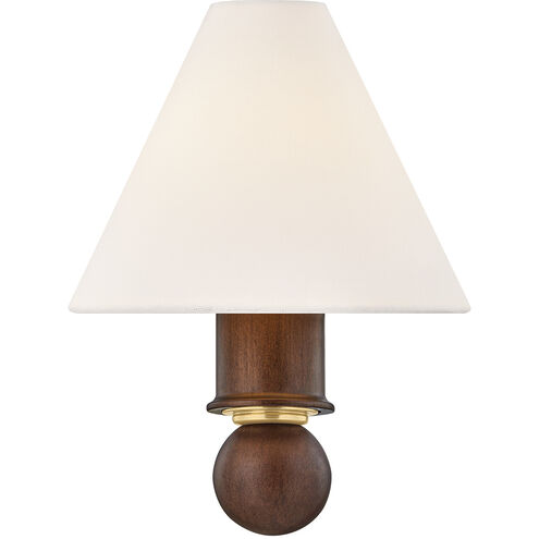 Candice Wall Sconce Wall Light in Aged Brass