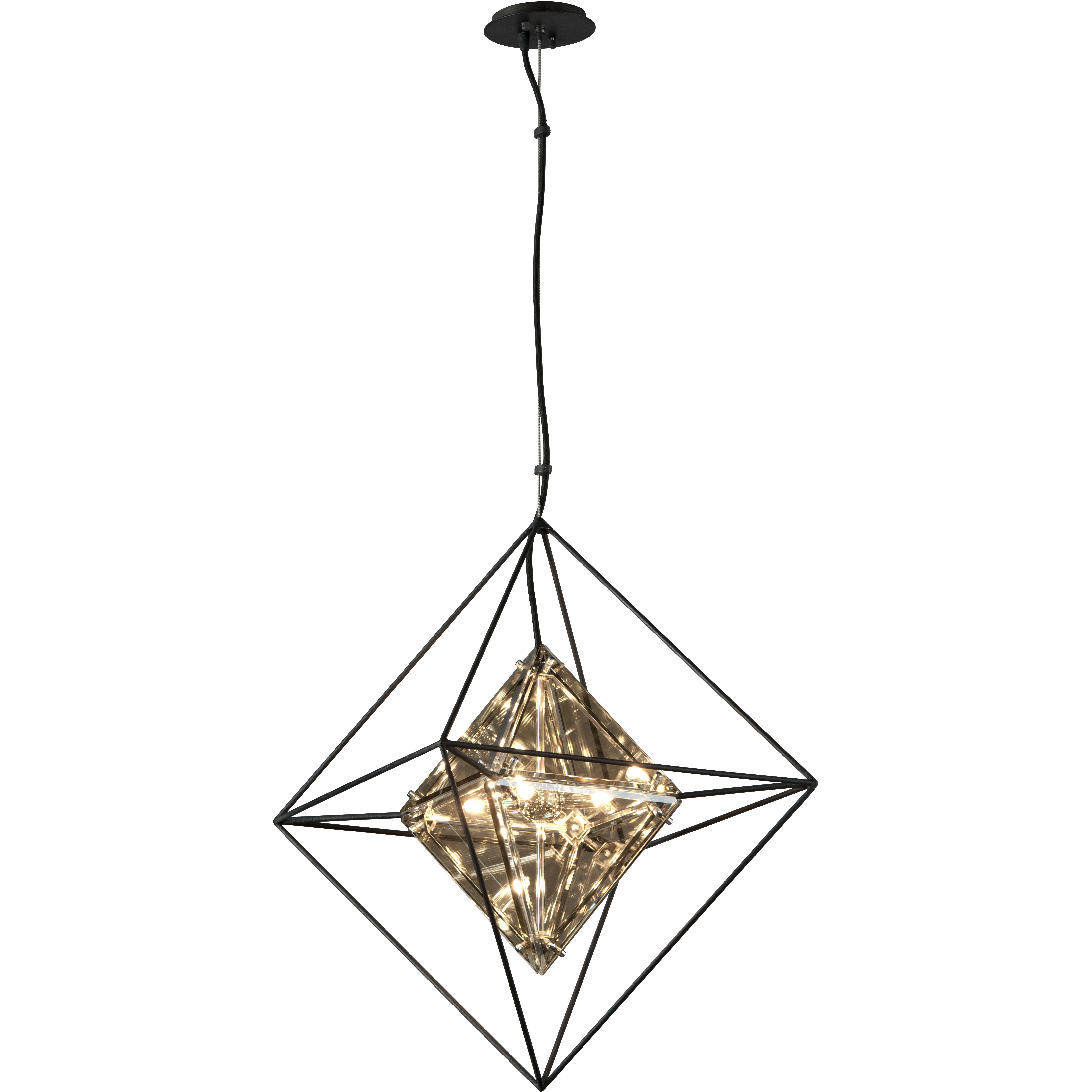 Epic 4 Light 18 inch Textured Iron Chandelier Ceiling Light