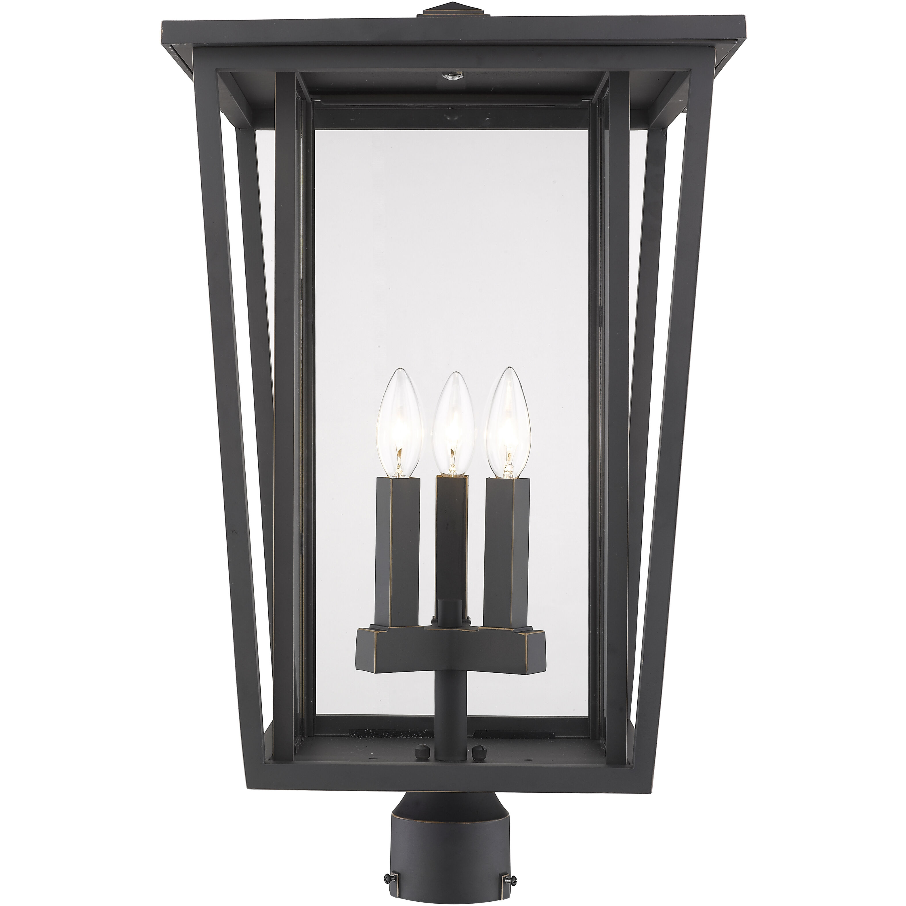 Seoul 3 Light 14.00 inch Post Light & Accessory