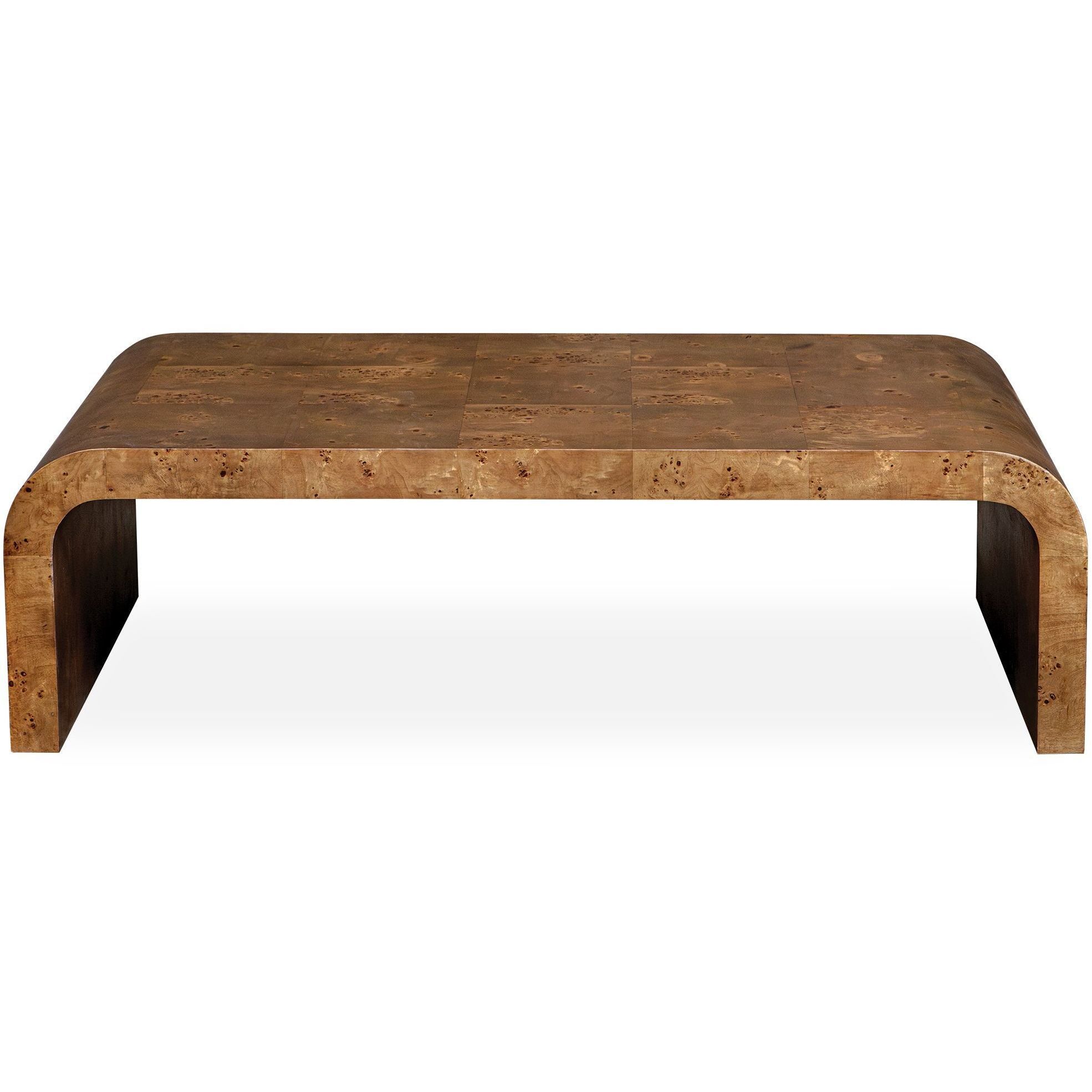 Carraway 56 X 16 inch Burl Veneer Coffee Table
