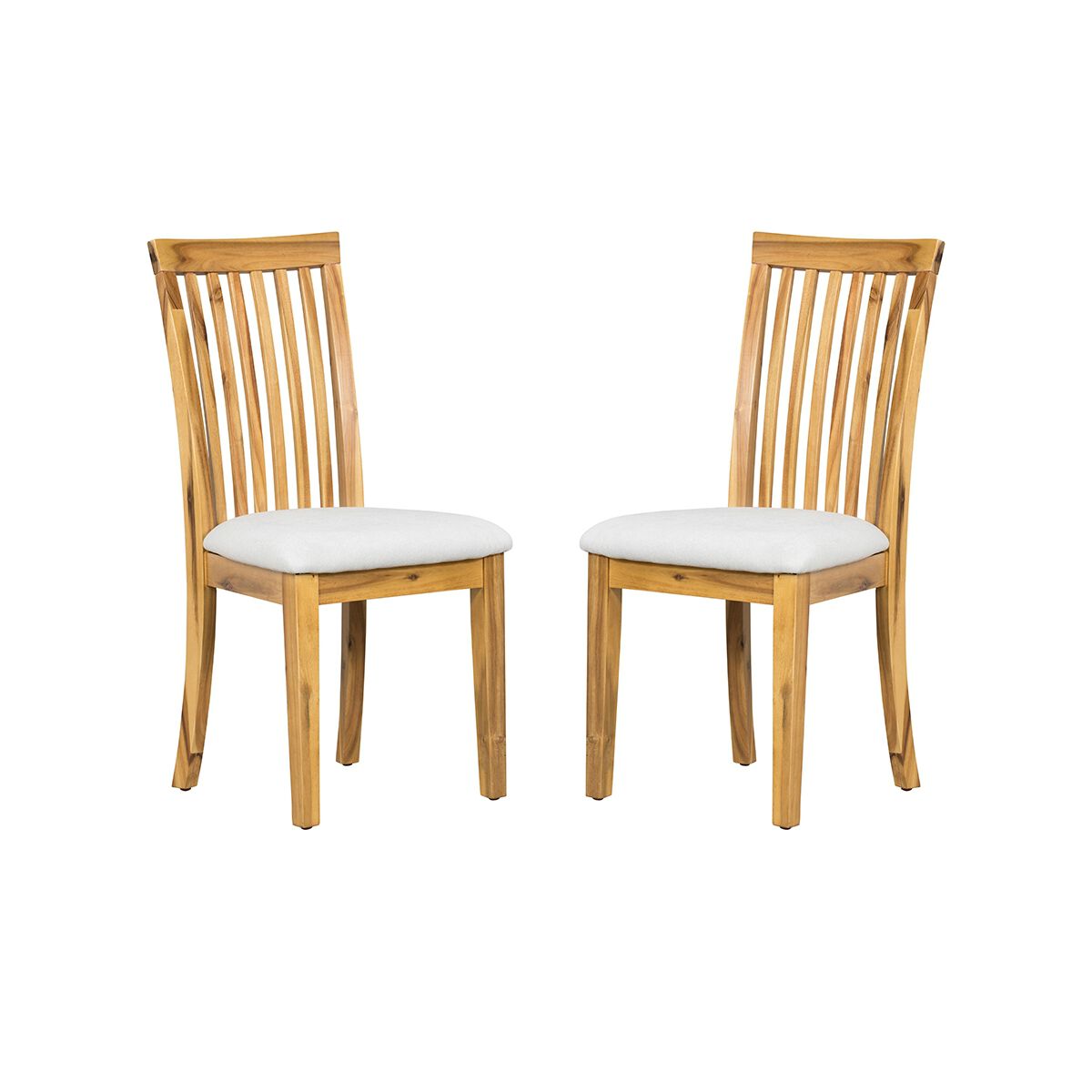 Anita Natural/White Dining Chair