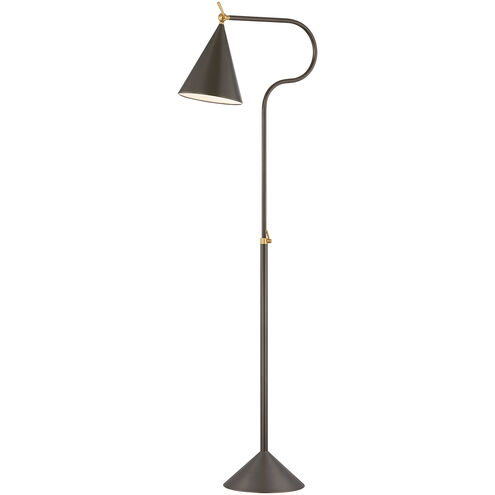 Harriet 62.5 inch 15.00 watt Aged Brass/True Bronze Floor Lamp Portable Light