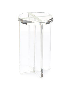 Martini 21 X 12 inch Clear Side Table