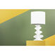 Liwa 22 inch 60.00 watt Aged Brass/Ceramic Gloss White Table Lamp Portable Light in Aged Brass/Gloss White