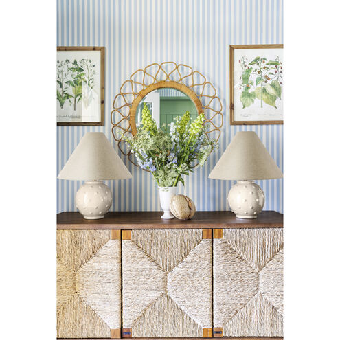 Annabelle 18 inch 60.00 watt Aged Brass and Ivory Table Lamp Portable Light