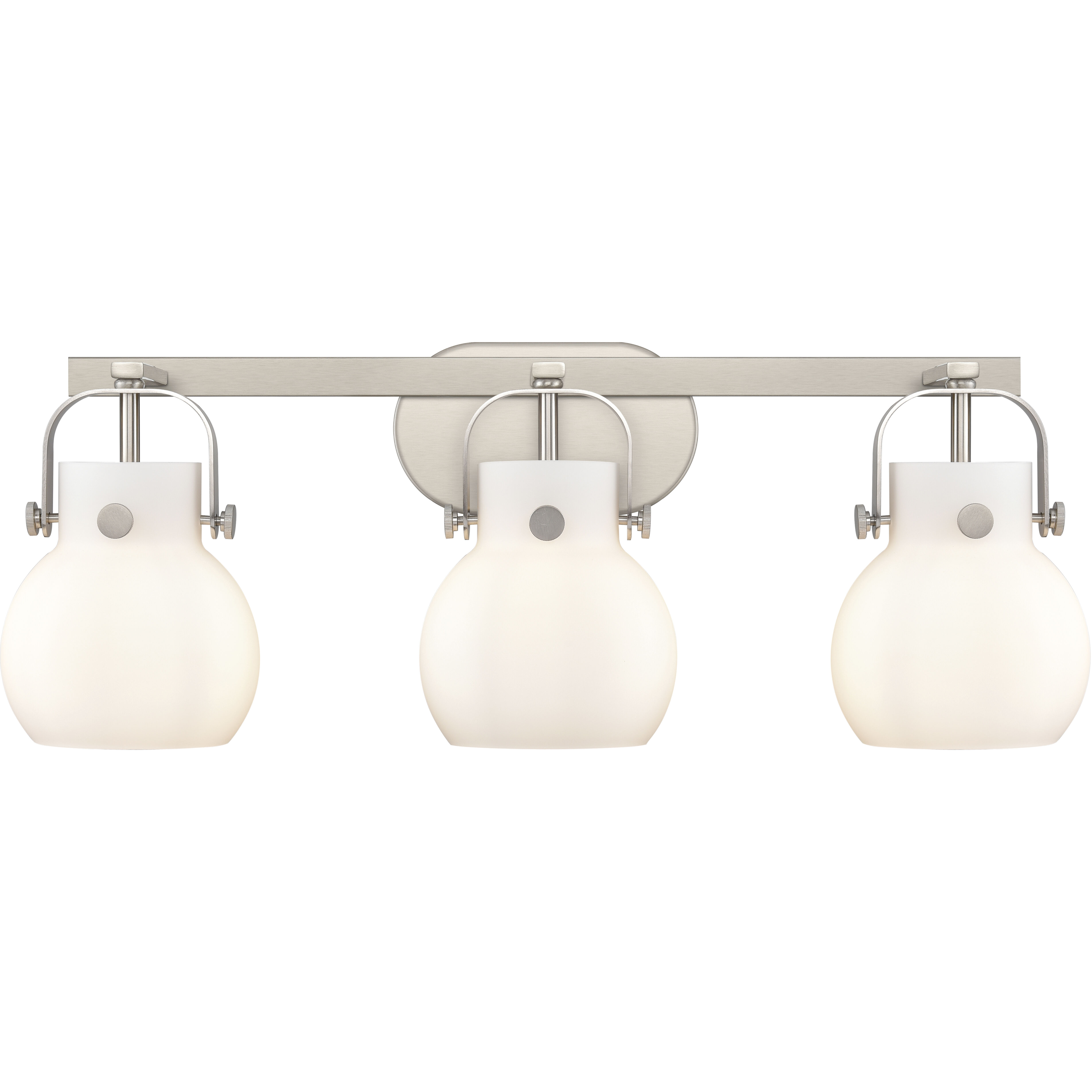 Pilaster II Sphere 3 Light 26.50 inch Bathroom Vanity Light