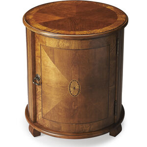 Masterpiece Lawrie  24 X 20 inch Olive Ash Burl Accent Table