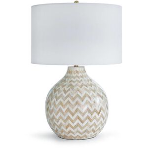 Chevron 25.25 inch 100.00 watt Natural Table Lamp Portable Light
