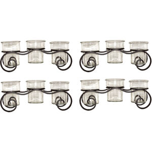 La Forge Clear with Dark Bronze Planter