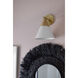Mica 1 Light 8 inch Aged Brass Wall Sconce Wall Light