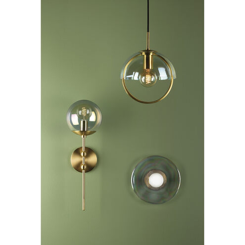 Ophelia 1 Light 7 inch Aged Brass Wall Sconce Wall Light