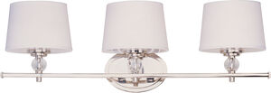 Rondo 3 Light 26.25 inch Bathroom Vanity Light