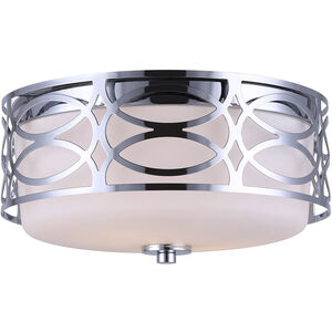 Madison 2 Light 12 inch Chrome Flush Mount Ceiling Light