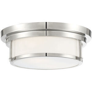 Contemporary 2 Light 13.00 inch Flush Mount