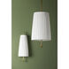 Adeline 1 Light 9.75 inch Aged Brass Pendant Ceiling Light