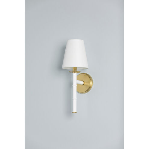 Banyan 1 Light 6 inch Aged Brass and Soft White Wall Sconce Wall Light