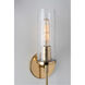 Olivia 1 Light 5 inch Aged Brass ADA Wall Sconce Wall Light