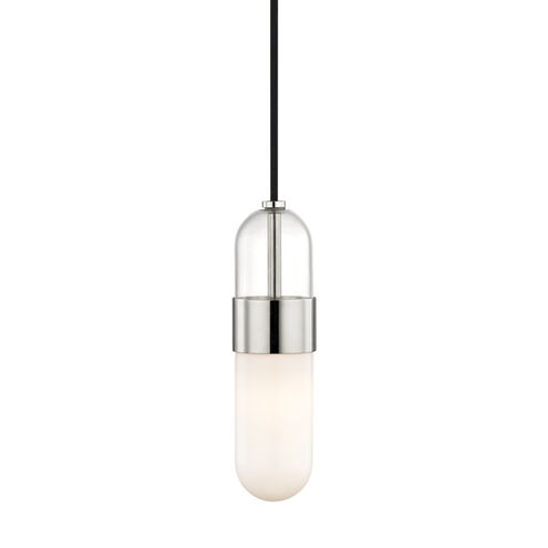 Emilia LED 5 inch Polished Nickel Pendant Ceiling Light