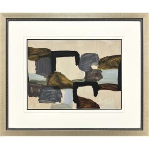 Mot Juste / Saura Blue and Green and Neutral and Turquoise Framed Art