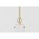 Corinthia 1 Light 14 inch Aged Brass Pendant Ceiling Light