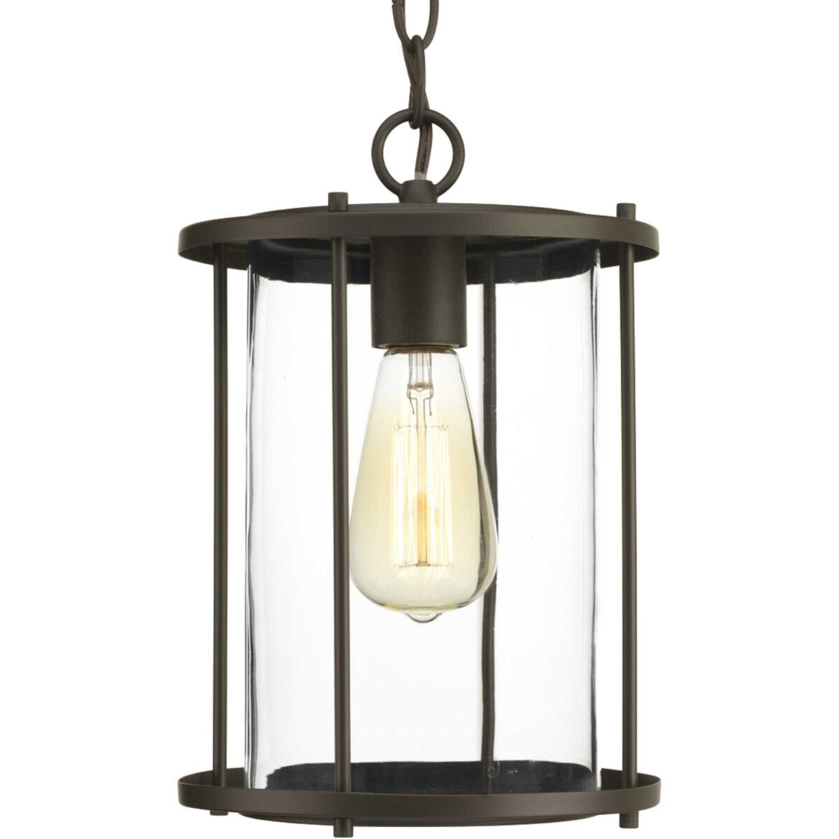 Gunther 1 Light 8 inch Antique Bronze Outdoor Hanging Lantern