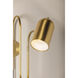 Romee 1 Light 4.75 inch Aged Brass Plug-in Sconce Wall Light