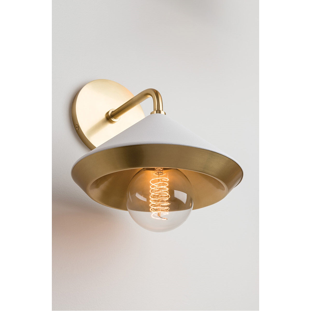 Marnie 1 Light 8 inch Aged Brass Wall Sconce Wall Light