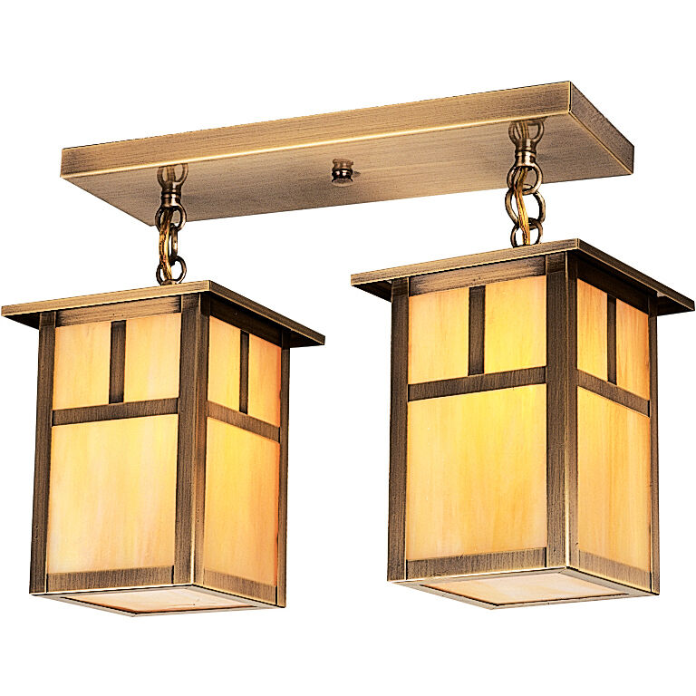 Mission 2 Light 16.00 inch Flush Mount