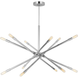 C&M by Chapman & Myers Eastyn 12 Light 29.75 inch Chandelier