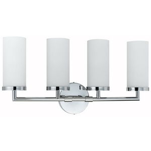Signature 4 Light 24 inch Chrome Vanity Light Wall Light