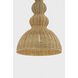 Mayla 1 Light 15.25 inch Aged Brass Pendant Ceiling Light