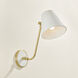 Georgann 1 Light 7 inch Aged Brass/Soft White Wall Sconce Wall Light