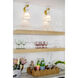Mona 1 Light 6 inch Aged Brass Wall Sconce Wall Light