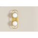 Amy 2 Light 16 inch Aged Brass Bath and Vanity Wall Light