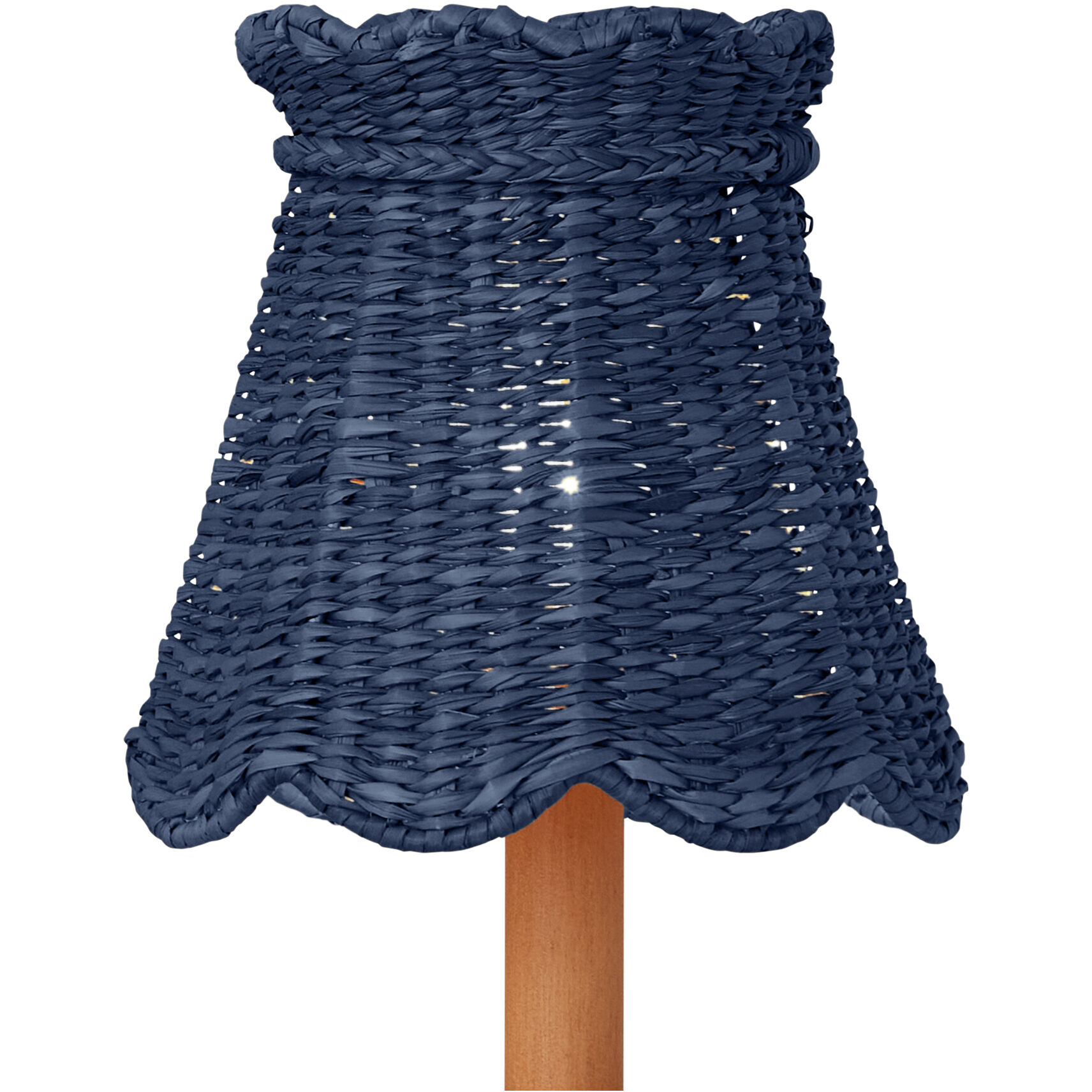 Annabelle Indigo 6 inch Tapered Chandelier Shade, Suzanne Duin Collection