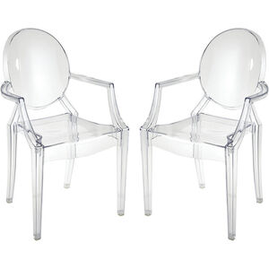 Vanish Clear Chair, Set of 2