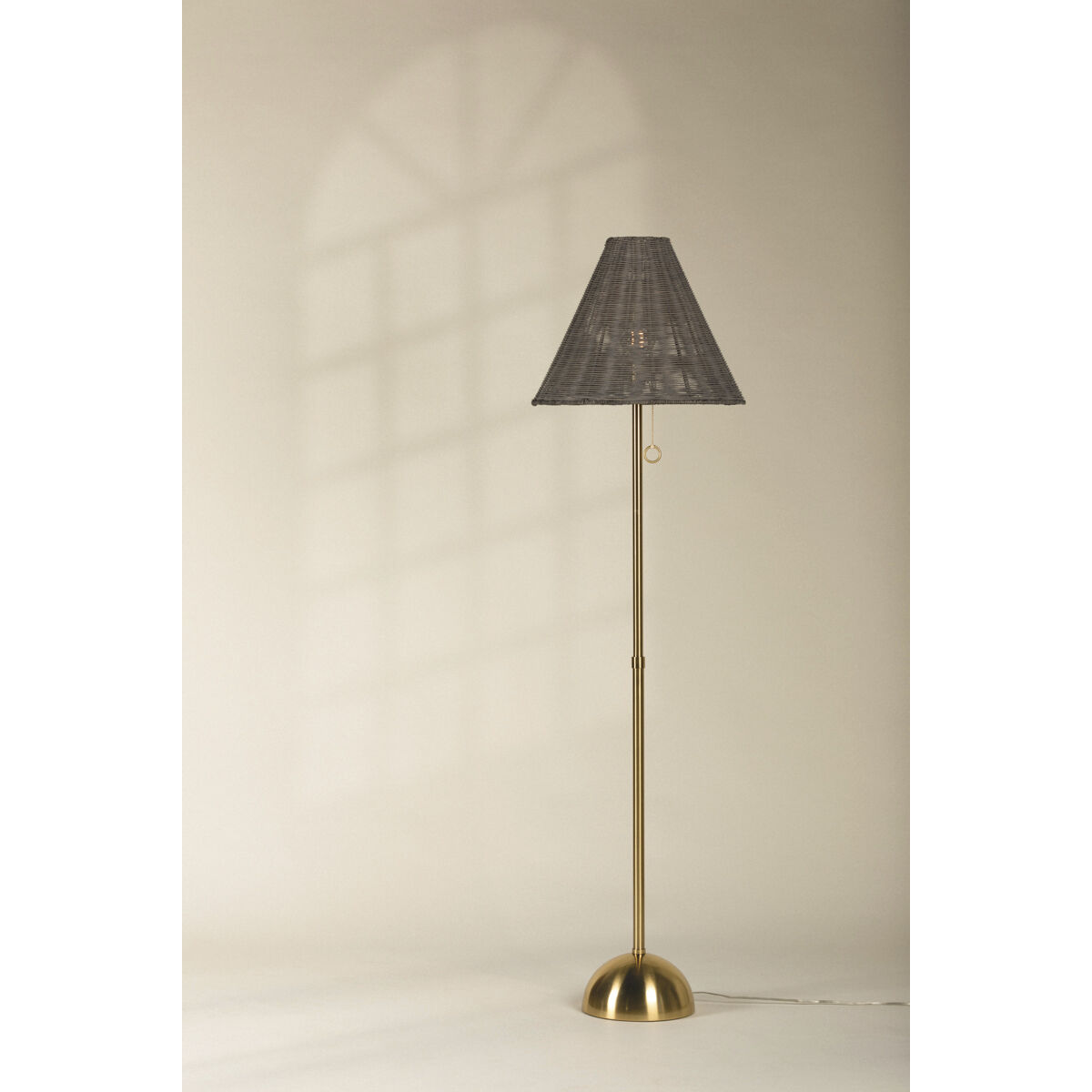 Destiny 66.5 inch 25.00 watt Aged Brass Floor Lamp Portable Light