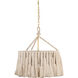 Shayla 1 Light 24 inch Aged Brass Chandelier Ceiling Light