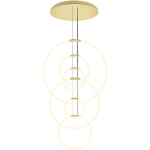 Hoops 6 Light 24.00 inch Chandelier