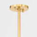 Flora 4 Light 30 inch Aged Brass Chandelier Ceiling Light