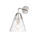 Karin 1 Light 9 inch Polished Nickel Wall Sconce Wall Light
