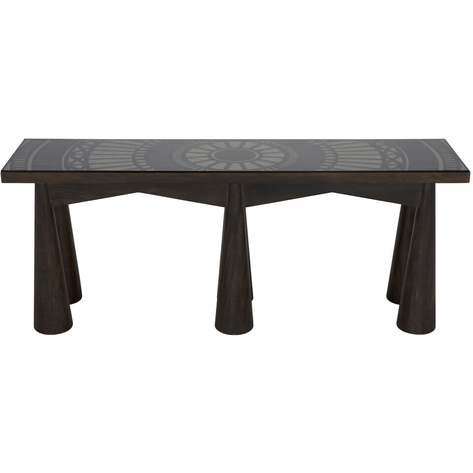 Tutankhamun 81 X 20 inch Ebony Walnut Console